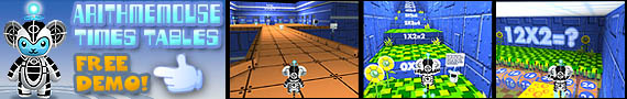 Arithmemouse Multiplication Facts Video Game